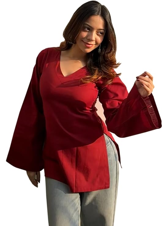 Short Kurti for Women Latest Solid