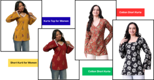 Short Kurti for Women Under ₹299 | Stylish Cotton & Printed Kurtis Online