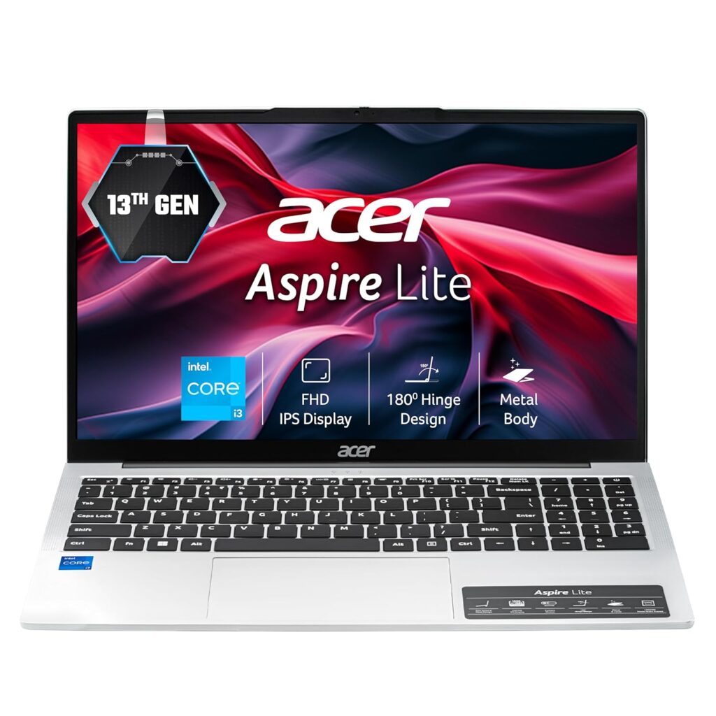 Acer Aspire Lite i3 13th Gen Laptop – Metal Body, FHD Display, Best Budget Pick 2026