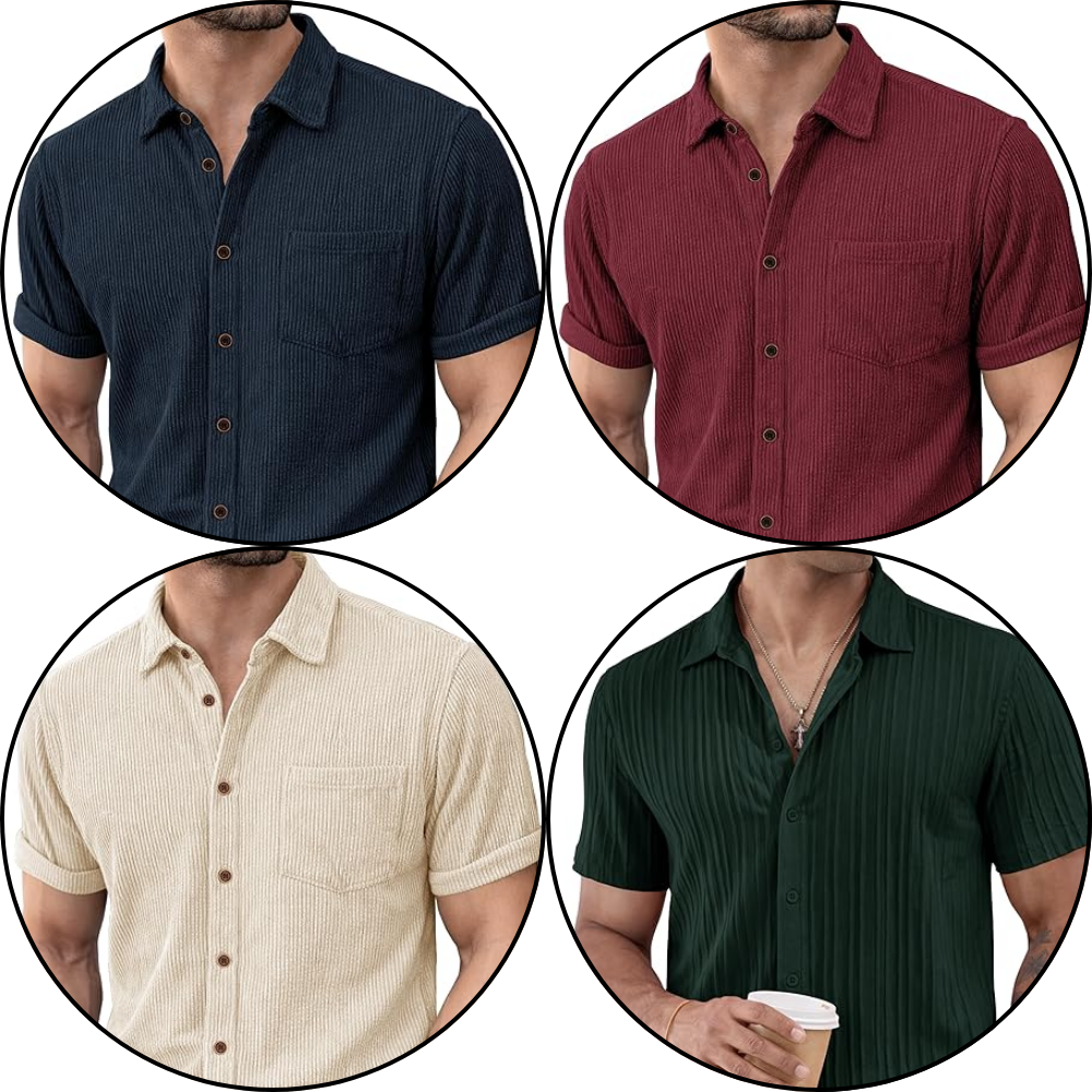 Men’s Polyester Regular Fit Solid Casual Shirt | Half Sleeve Stylish Shirt for Men | Latest Fashion 2026 | Best Branded Look