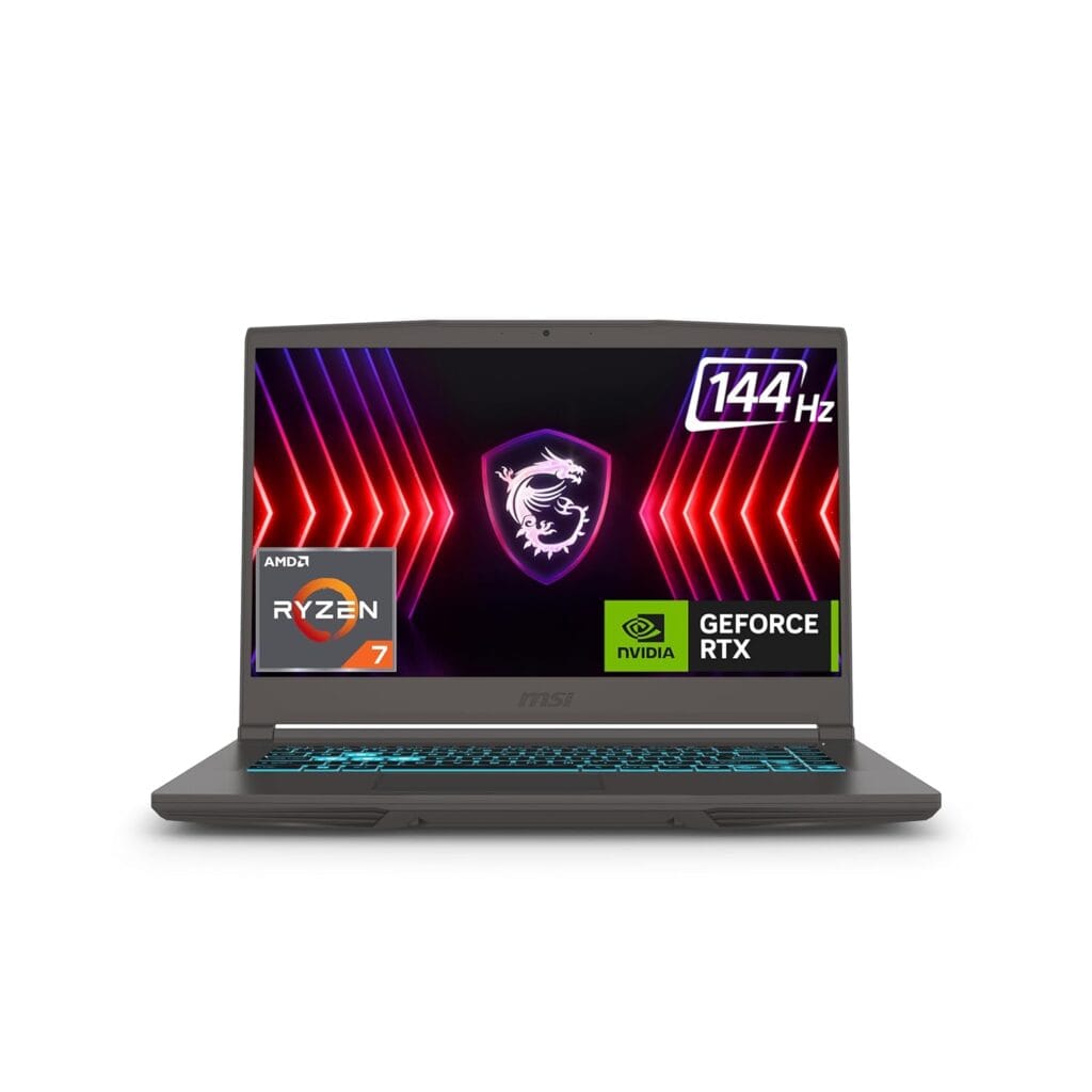 MSI Thin A15 B7UC-103IN (₹69,990) | Best gaming laptop Under 70k