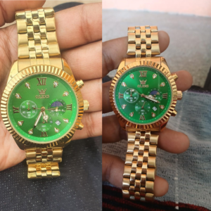 OLEVS Men Analog Quartz Watch with Moon Phase & Chronograph | Best Watch Under ₹3000