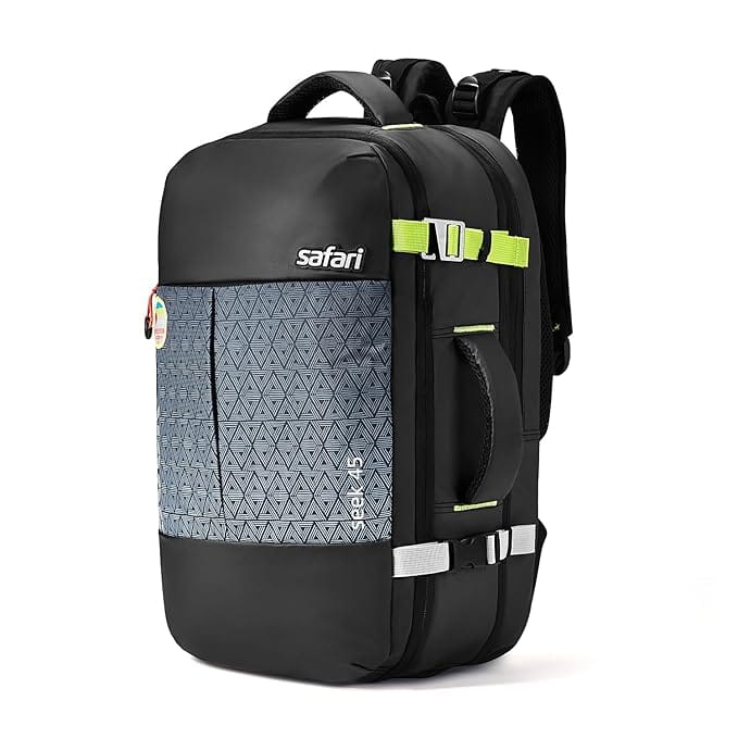 Safari laptop backpack, expandable travel backpack, overnighter laptop bag, hiking laptop backpack India, suitcase compartment backpack, laptop backpack for men and women, travel laptop bag India, office laptop backpack, college laptop backpack, durable backpack Safari, multi purpose laptop bag, travel bag with laptop compartment