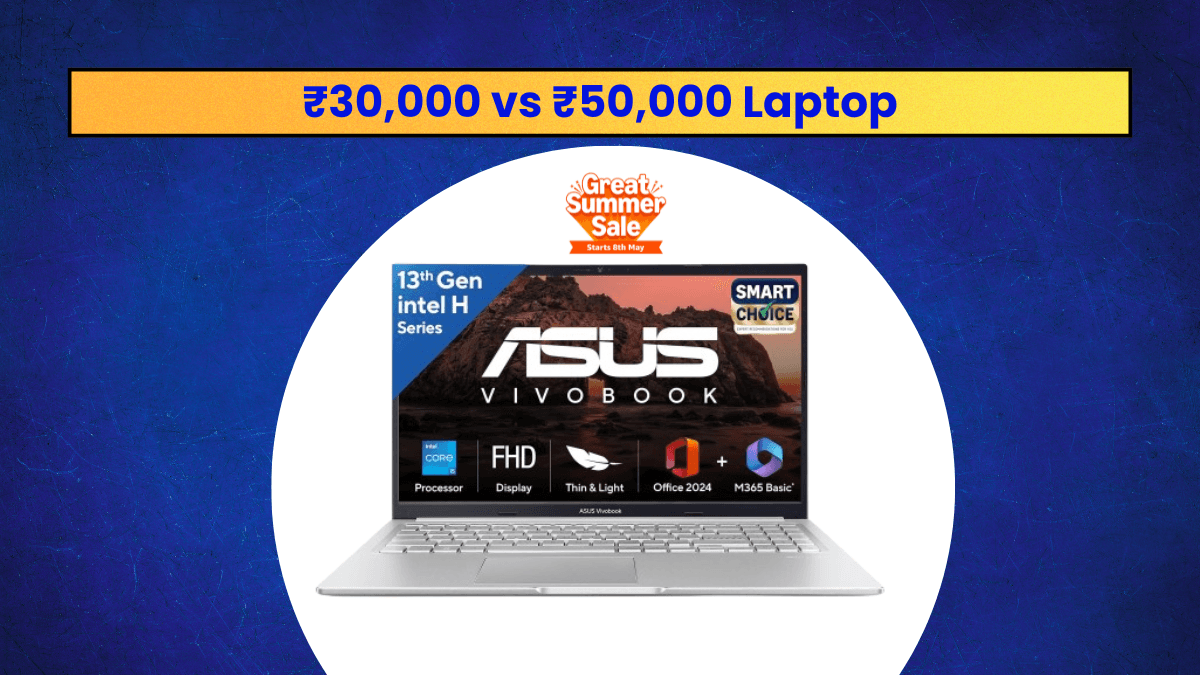 Read more about the article ₹30,000 vs ₹50,000 Laptop — Which Budget Gets You the Best Value?